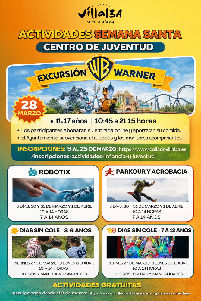 Imagen La Concejalía de Infancia y Juventud impulsa talleres gratuitos en Semana Santa para facilitar la conciliación familiar