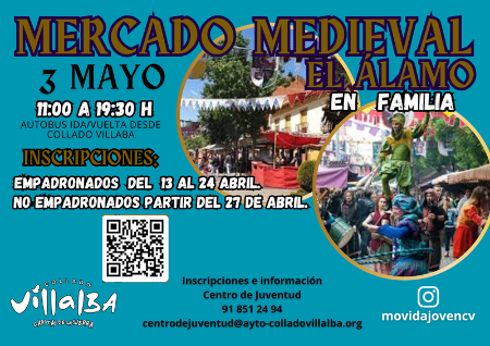 Imagen El lunes, 13 de abril, se abre el plazo de inscripción para visitar el Mercado Medieval El Álamo