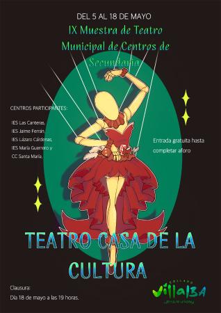 Imagen La Casa de Cultura acoge estos días la XI Muestra de Teatro Municipal de Centros de Educación Secundaria