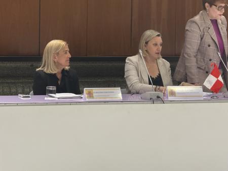 Imagen La alcaldesa , Mariola Vargas, participa en la Conferencia Sectorial de Igualdad celebrada en la sede del Ministerio