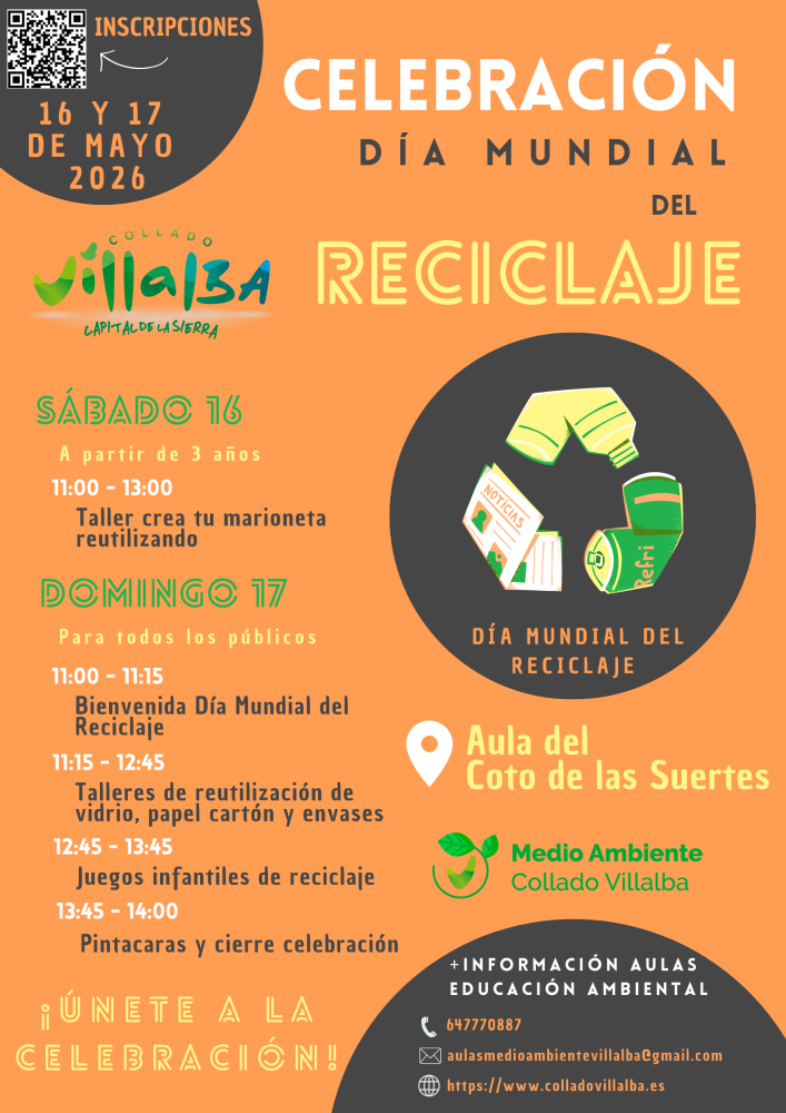 Imagen Las Aulas de Naturaleza celebran el Día Mundial del Reciclaje este fin...