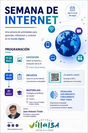 Imagen Semana de Internet del 17 al 24 de mayo, con actividades gratuitas