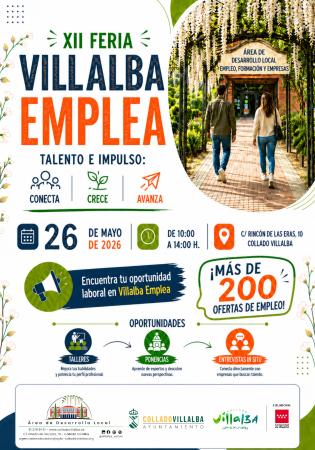 Imagen El Centro de Iniciativas acoge el próximo martes, 26 de mayo, la XII Feria de Empleo de Collado Villalba