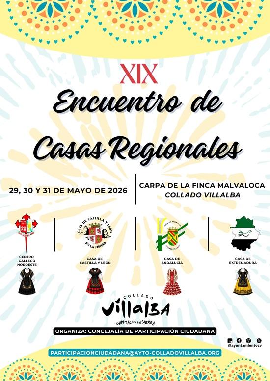 Imagen ‘XIX Encuentro de Casas Regionales de Collado Villalba’, este fin de...