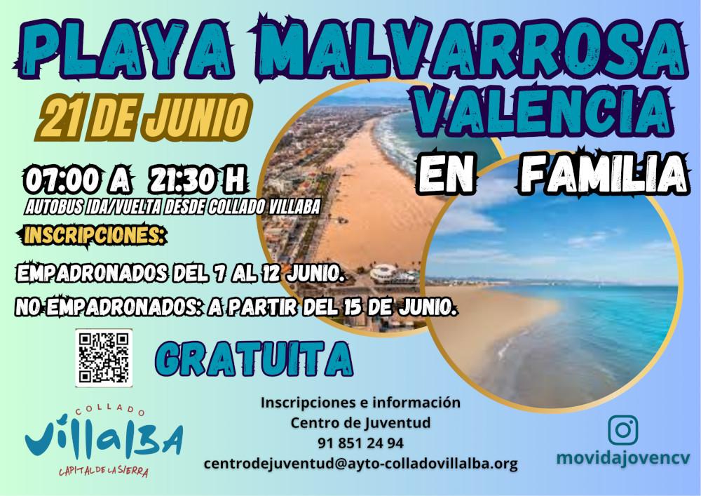 Imagen Nueva ‘Excursión en familia’ a la Playa de la Malvarrosa el próximo 21...