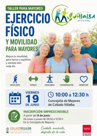 Imagen 'Taller de Ejercicio Físico y Movilidad’ para fomentar el envejecimiento activo