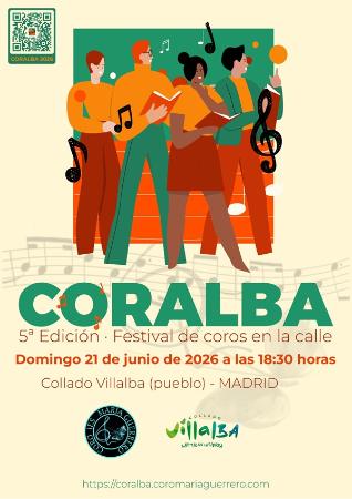 Imagen Más de 700 voces llenarán de música el casco antiguo de Collado Villalba en la quinta edición del festival Coralba
