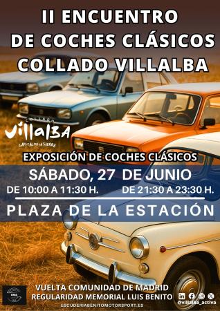 Imagen II Encuentro de Coches Clásicos de Collado Villalba, este sábado en la Plaza de la Estación