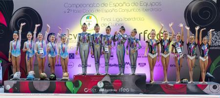 Imagen El Ayuntamiento  felicita al Club Sierra de Madrid de Gimnasia Rítmica por su medalla de oro en el Campeonato de España