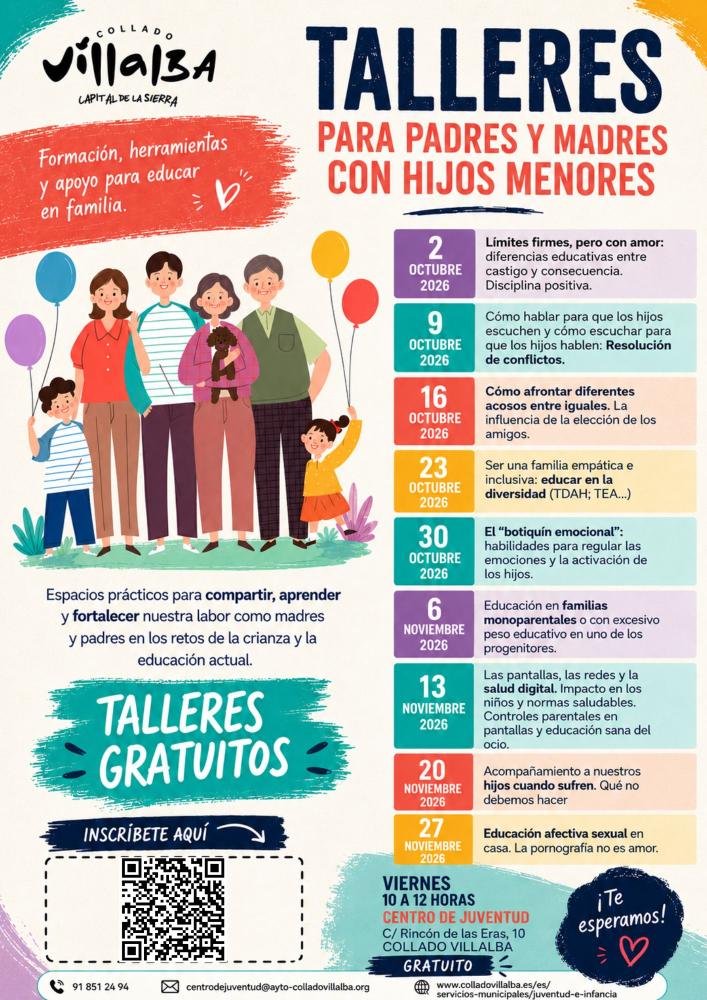 Imagen Abierto el plazo de inscripción en la Escuela de Familia para padres y...