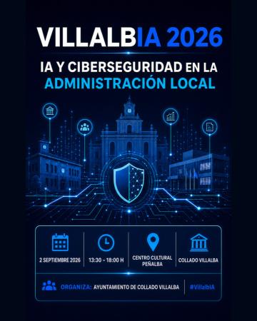 Imagen Collado Villalba celebra el 2 de septiembre la I Jornada de Ciberseguridad e IA para la administración local de la Comunidad de Madrid