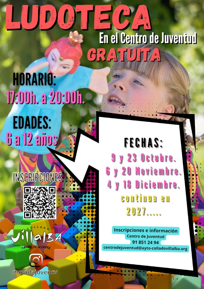 Vuelven los ‘Ludojuegos’ y el ‘Espacio para familias’ al Centro de Infancia y Juventud
