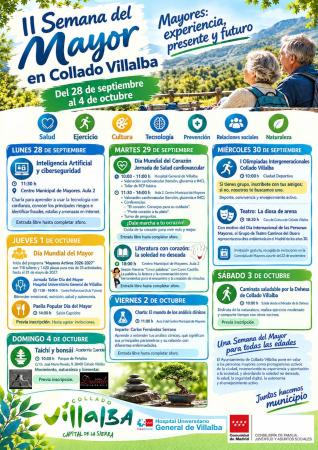 Imagen Collado Villalba celebra la II Semana del Mayor con una programación que apuesta por el envejecimiento activo, saludable y conectado
