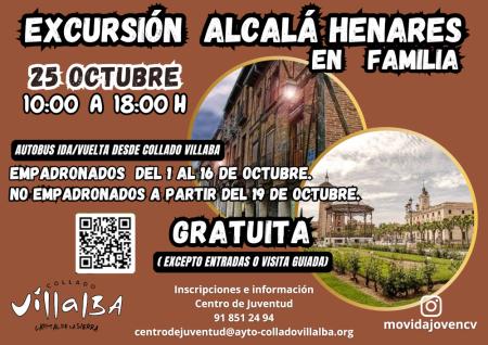 Imagen Nueva visita del Programa de Excursiones en Familia el 25 de octubre: Alcalá de Henares