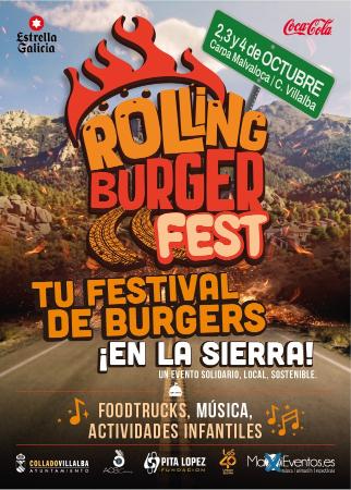 Imagen ‘Rolling Burger Fest’ regresa a Collado Villalba del 1 al 4 de octubre en la Carpa Malvaloca