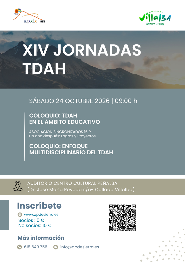 El Centro Cultural Peñalba acoge el 24 de octubre las XIV Jornadas sobre TDAH