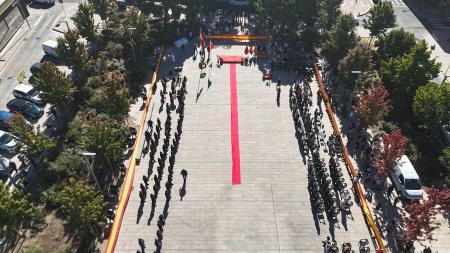 Imagen La Plaza de los Belgas, escenario de los actos con motivo de la Fiesta de la Virgen del Pilar, Patrona de la Guardia Civil