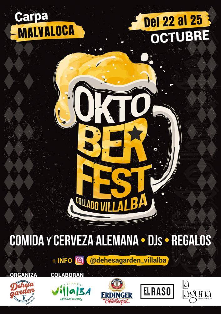 Collado Villalba acoge el Oktoberfest del 22 al 25 de octubre en la Carpa Malvaloca