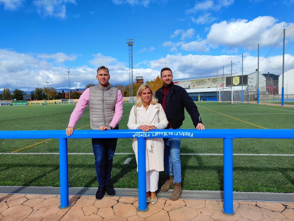 Imagen Nuevos protectores acolchados para proteger a los jugadores en los campos de fútbol de Collado Villalba