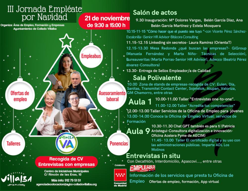 Imagen El Centro de Iniciativas Municipales acoge la tercera edición de la ‘Jornada Empléate por Navidad’