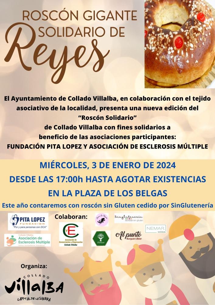 Imagen El Ayuntamiento de Collado Villalba organiza una nueva edición del Roscón Gigante Solidario