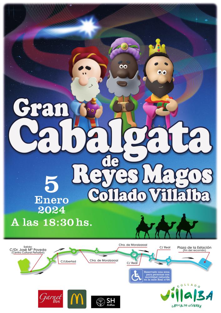 Imagen Llega el evento más esperado de la Navidad, la gran Cabalgata de Reyes 2024 de Collado Villalba
