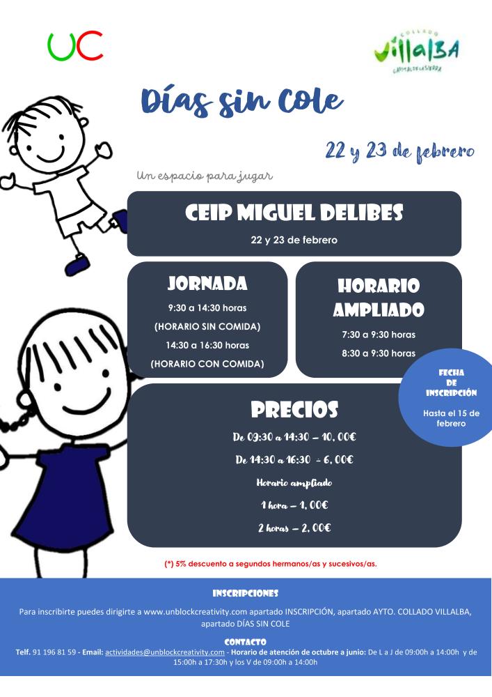 Imagen Un “Espacio para jugar” los próximos 22 y 23 de febrero en ‘Los días sin cole’