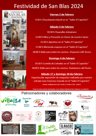 Collado Villalba celebra la festividad de San Blas este fin de semana